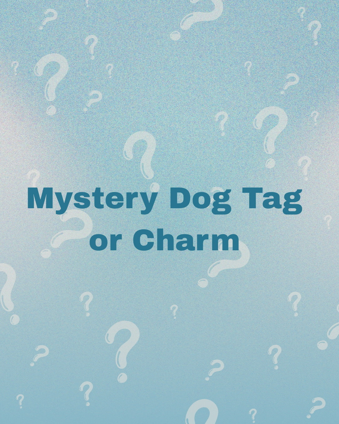 Mystery Dog Tag OR Charm